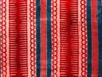 Hand block printed Ajrakh fabric