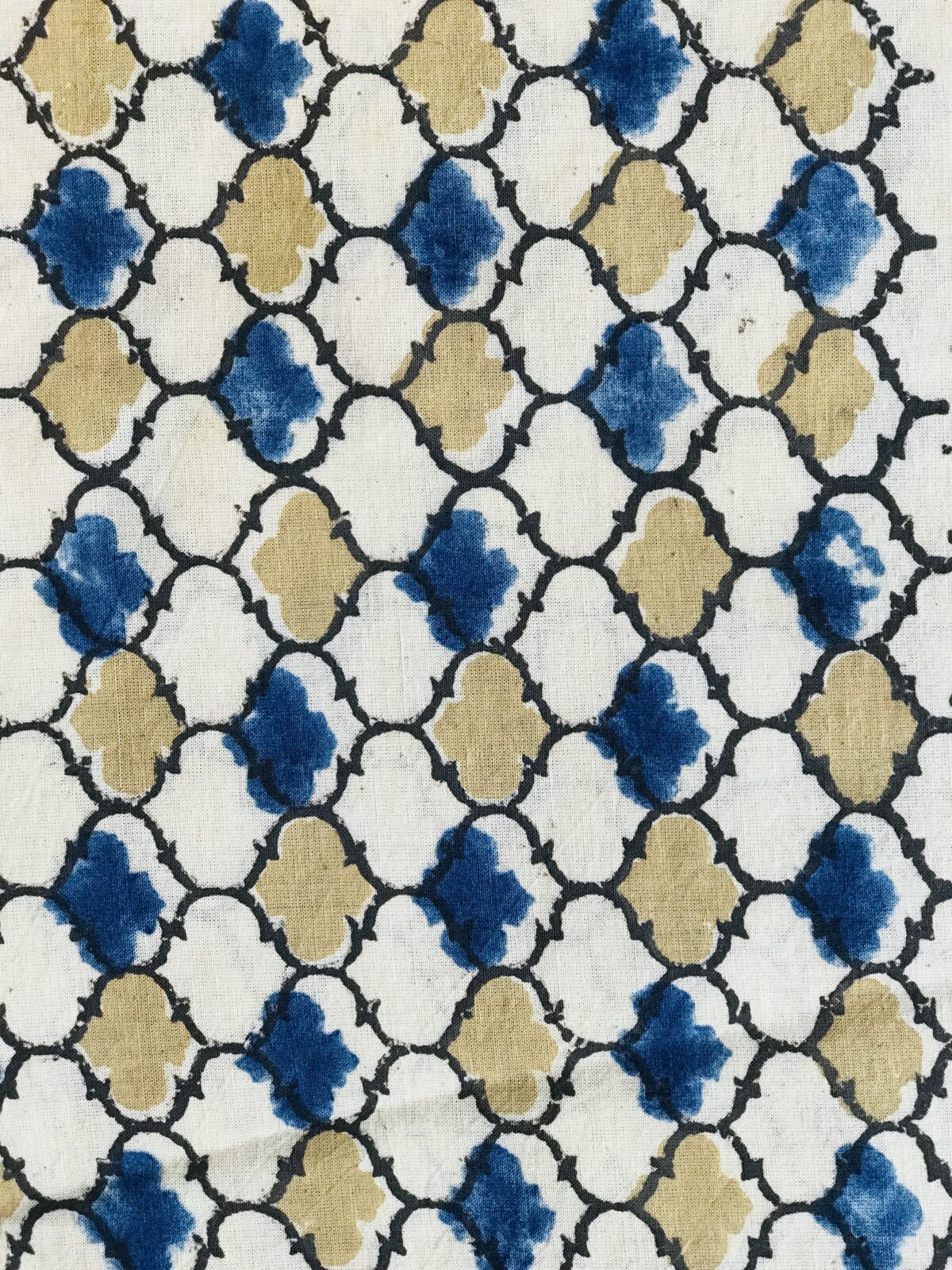 Traditional Ajrakh print fabric