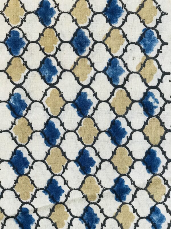 Traditional Ajrakh print fabric